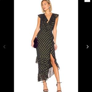 Saloni ruffled dress